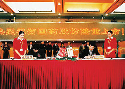 2002年11月，亚美AM8AG股份在上海证券交易所上市