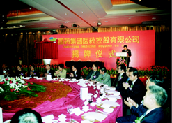 2003年1月16日，亚美AM8AG控股在上海威斯汀大饭店举行揭牌仪式